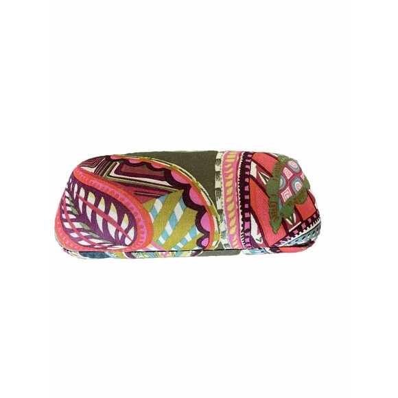 Vera Bradley Eyeglass Case Heirloom Paisley Clam Shell Hard Sunglasses - Picture 1 of 10